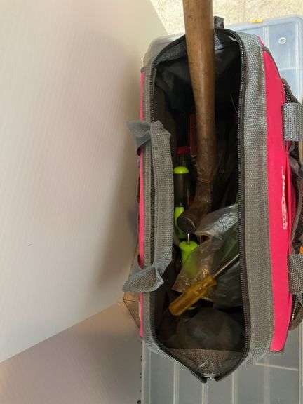 Toolboxes with Tools, Hardware, Nails, Fasteners and More