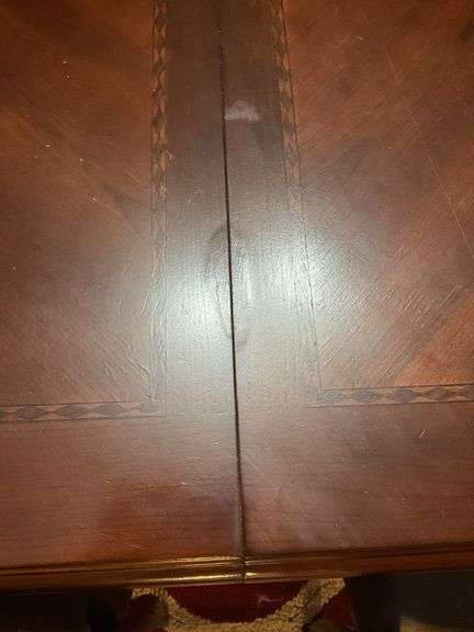 Green World Furniture Kitchen Table with 7 Chairs, Extra Table Leaf