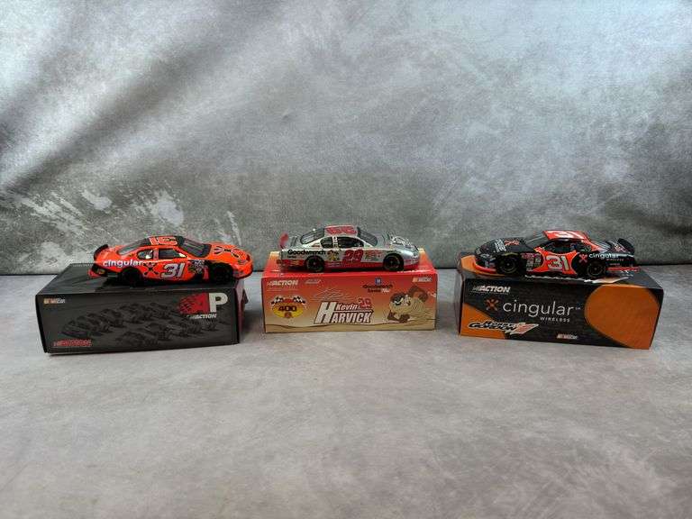 激レアUSオリジナルROBERTPOLLARD WITH DOUGGILLARD Jeff Burton #31 Cingular Wireless, Kevin Harvick #29 GOOD