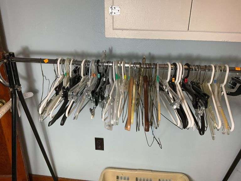 Clothes Hanging Rack, Hangers, Laundry Baskets and More
