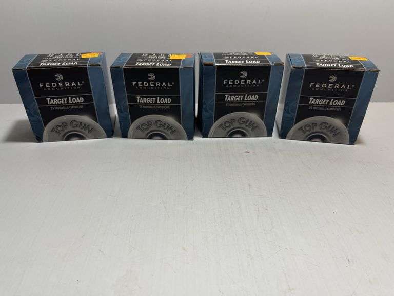 Four Boxes 12 Gauge Shells