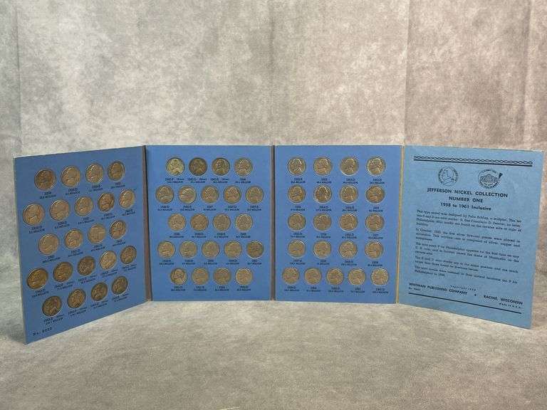 Complete Set Of Jefferson Nickels 1938-61 Includes 1938-D&S,39-D&S