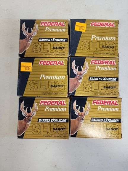 (6) Federal Premium 20 Ga. Sabot Slugs - 3"