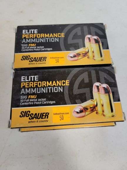 (4) Sig Sauer .357 Sig - 125 Grain