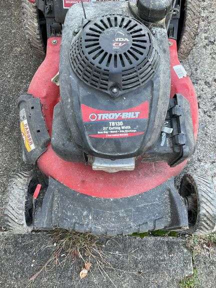 Troy-Bilt 21” Rear Bagger Push Mower
