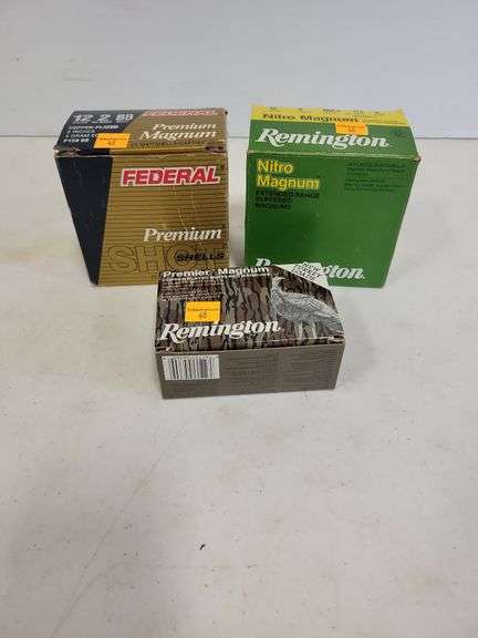 Remington 12 Ga. Nitro Magnum, Remington 12 Ga. Turkey loads & Federal 12 Ga. Mag.