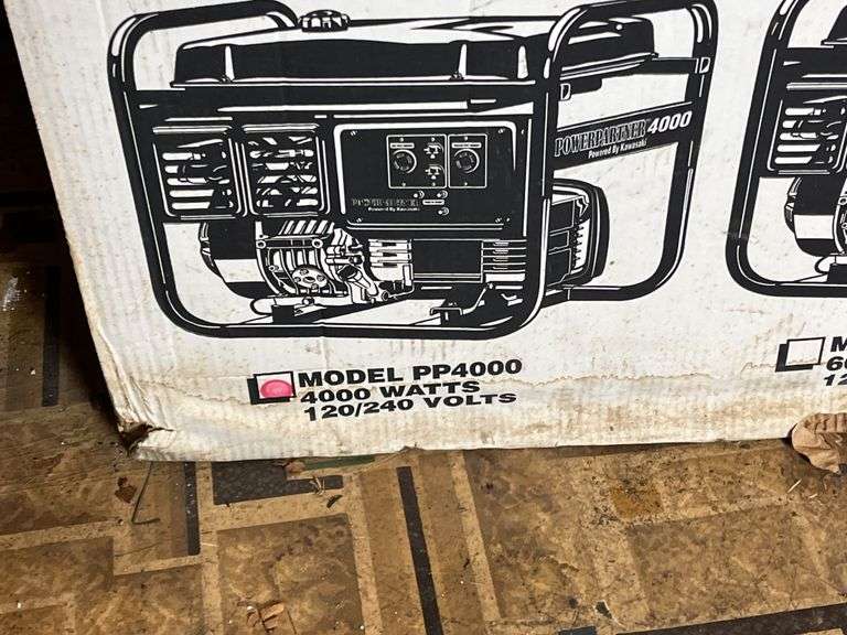 Power Partner Model PP4000 4000 Watts 120/240 Volt Portable Generator