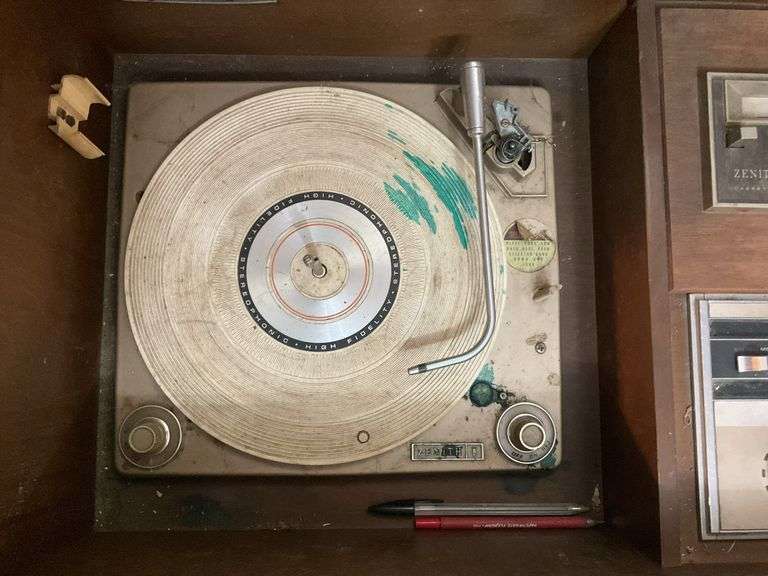 Vintage Zenith Solid State Cassette Turntable