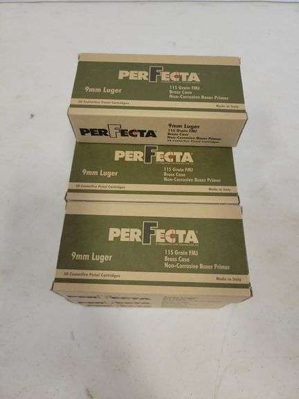 (9) PerFecta 9mm Luger - 115 Grain