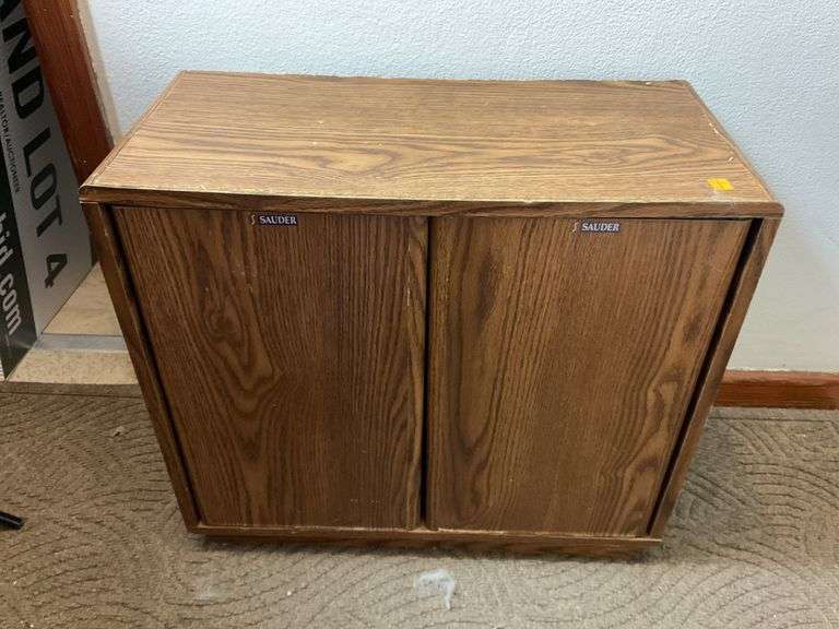 Wooden Video Cabinet