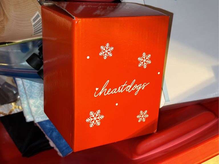 Tote and Box of Household Decor and Miscellaneous Items