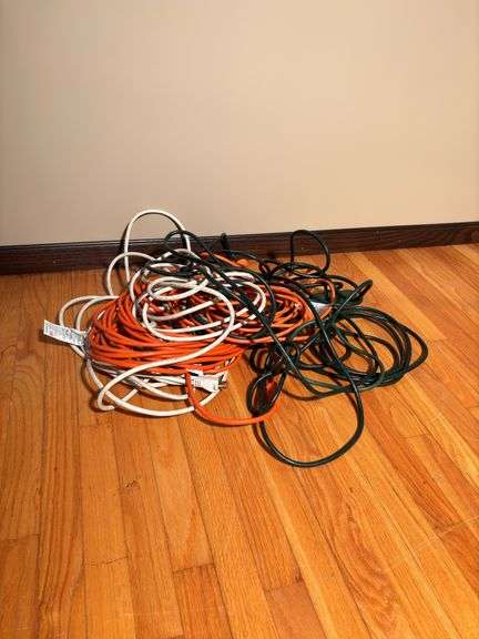 Pile of electric cords