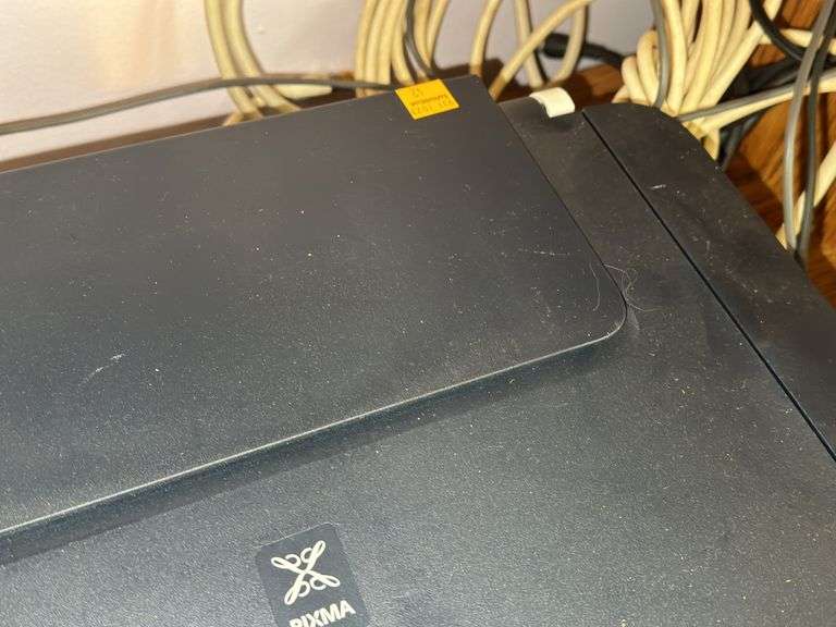 Canon MG3022 Printer, Maganvox DVD/VHS Player, and Miscellaneous Items