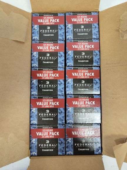Case of Federal .22 LR - 36 Grain