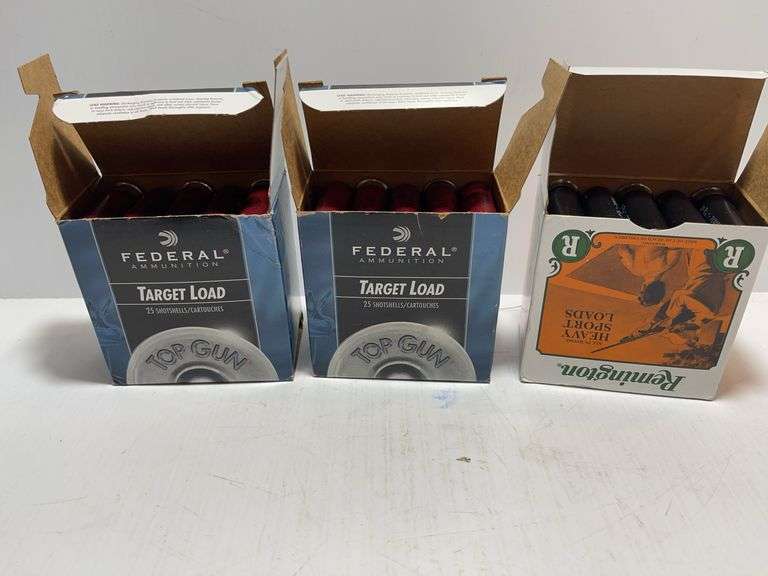 Three Boxes 12 Gauge Shells
