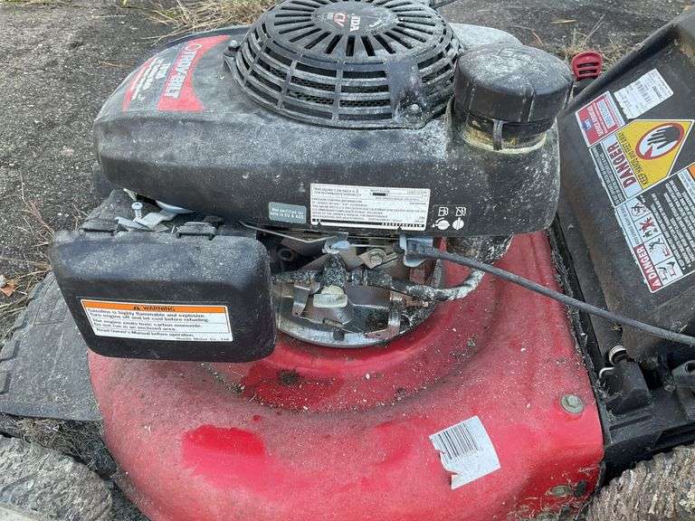 Troy-Bilt 21” Rear Bagger Push Mower