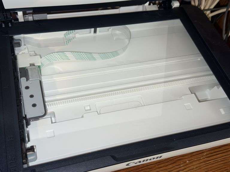 Canon MG3022 Printer, Maganvox DVD/VHS Player, and Miscellaneous Items