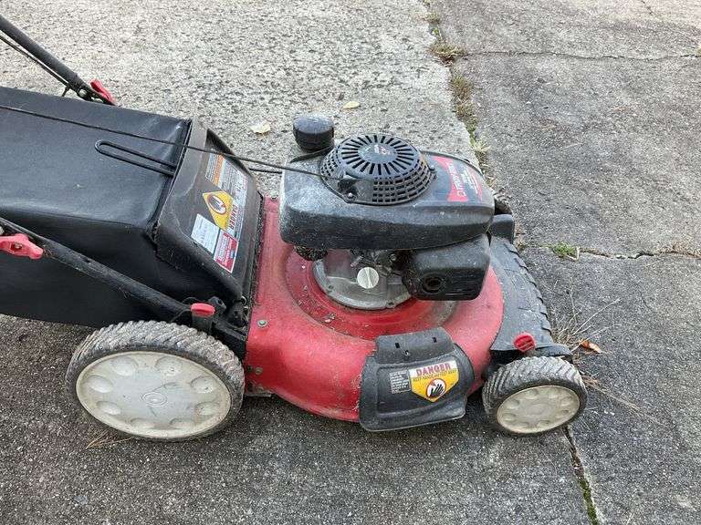 Troy-Bilt 21” Rear Bagger Push Mower