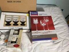 Candle Holders, Clock, Warmers, Candles