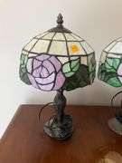 3 Vintage Tiffany Style Lamps