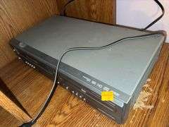 Canon MG3022 Printer, Maganvox DVD/VHS Player, and Miscellaneous Items