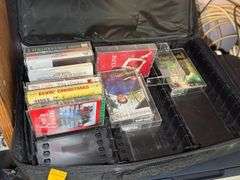 Canon MG3022 Printer, Maganvox DVD/VHS Player, and Miscellaneous Items