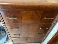 Antique Waterfall Chest of Drawers