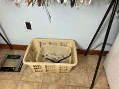 Clothes Hanging Rack, Hangers, Laundry Baskets and More