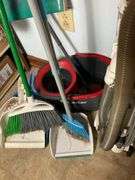 Mops, Brooms, Sweeper, Mop Bucket