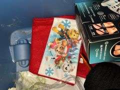 (3) Totes of Blankets, Decor, and Miscellaneous Items