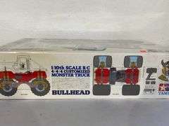 BULLHEAD 1/10スケール RCモンスタートラック Tamiya 1/10 Bullhead (4wd, 4ws) Monster Truck - YouTube
