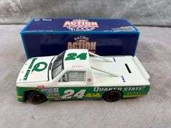 White Diecast NASCAR Truck Series Driver Jack Sprague #24 Quaker
