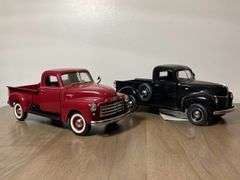Franklin Mint Precision Models 1940 Ford Pick Up,1950 GMC Truck,1