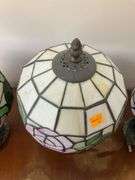 3 Vintage Tiffany Style Lamps