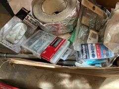 Toolboxes with Tools, Hardware, Nails, Fasteners and More