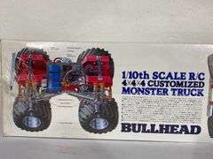 BULLHEAD 1/10スケール RCモンスタートラック Tamiya Bullhead R/C Customized Monster Truck ,4x4x4,1/10 Scale