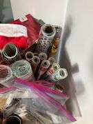 Assortment of Christmas Wrapping Paper, Christmas Cards