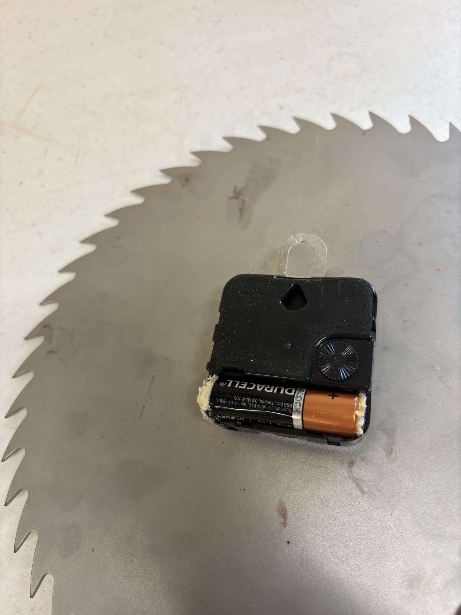 Sears Roebuck saw blade clock - Kaufman Realty & Auctions