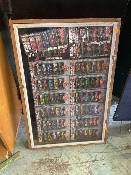 Assortment of NASCAR Toy Cars in Case