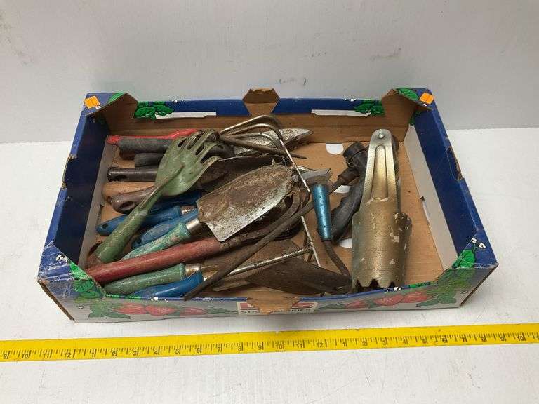 Box of Assorted Garden Tooks