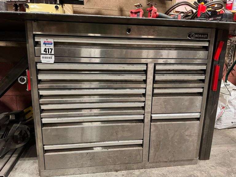 Kobalt 11 Drawer Rolling Tool Chest Kaufman Realty Auctions