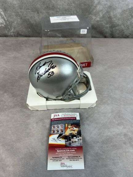 Randy Gradishar signed Ohio State Buckeyes mini helmet JSA cert