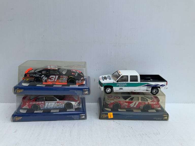 (4) NASCAR Die Cast Model Cars