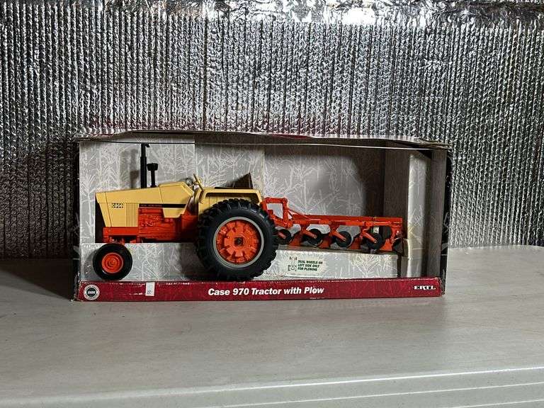 ERTL Case 970 Tractor with Plow 1/16 Scale.