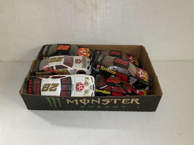 (10) NASCAR Havoline Die Cast Cars (Includes 2 Autographed Cars)