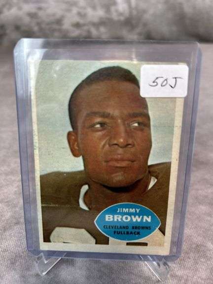 1960 Topps Jim Brown #23 - Nice Card of Browns Legend