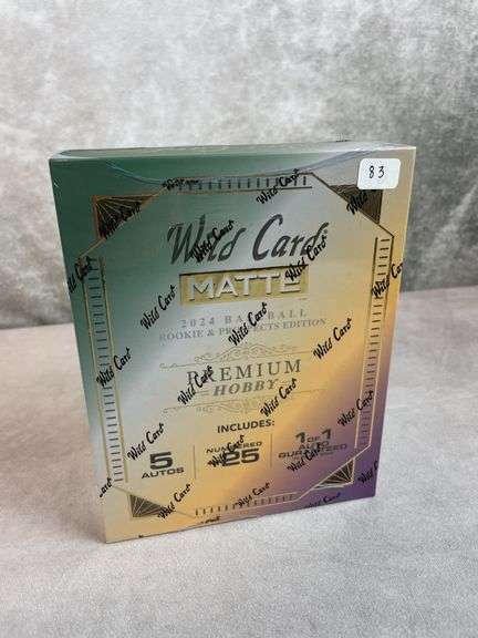2024 Wild Card Matte Baseball Premium Hobby Sealed Box