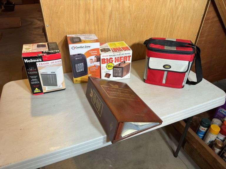 Holmes Ceramic, Comfort Zone Ceramic Heater, Big Heat, Insulated lunch cooler.
