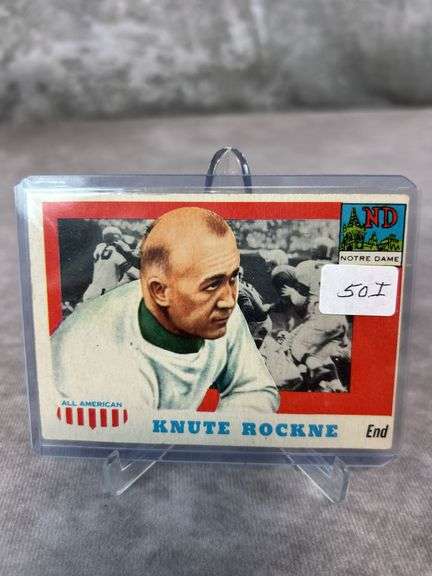 1955 Topps All-American Knute Rockne #16 - Great Notre Dame Coach