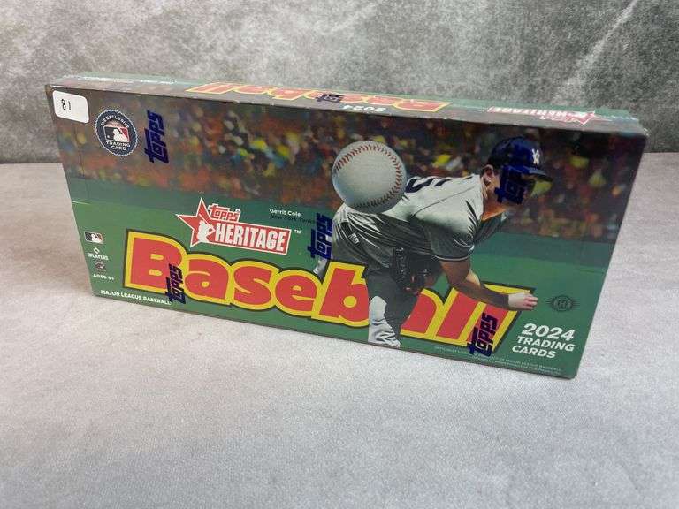 2024 Topps Heritage Baseball Hobby Box 1 auto or relic per box